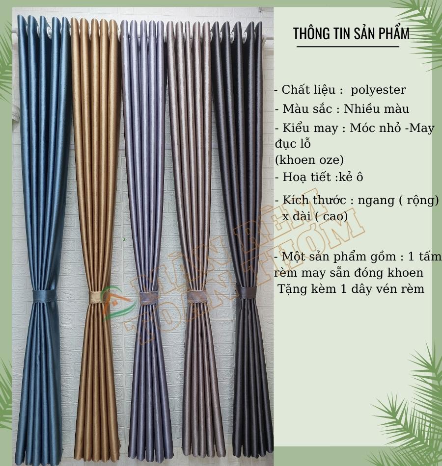 Rèm cửa đẹp Màn vải treo phòng khách cửa sổ phòng ngủ nhiều cỡ