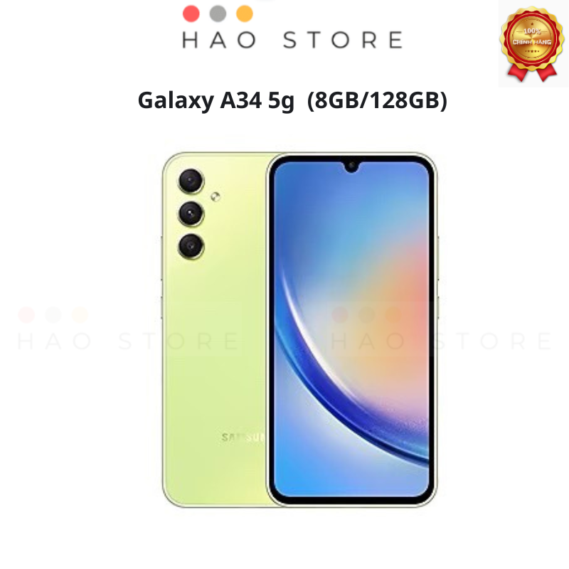 Điện thoại Samsung Galaxy A34 5G - Hàng chính hãng