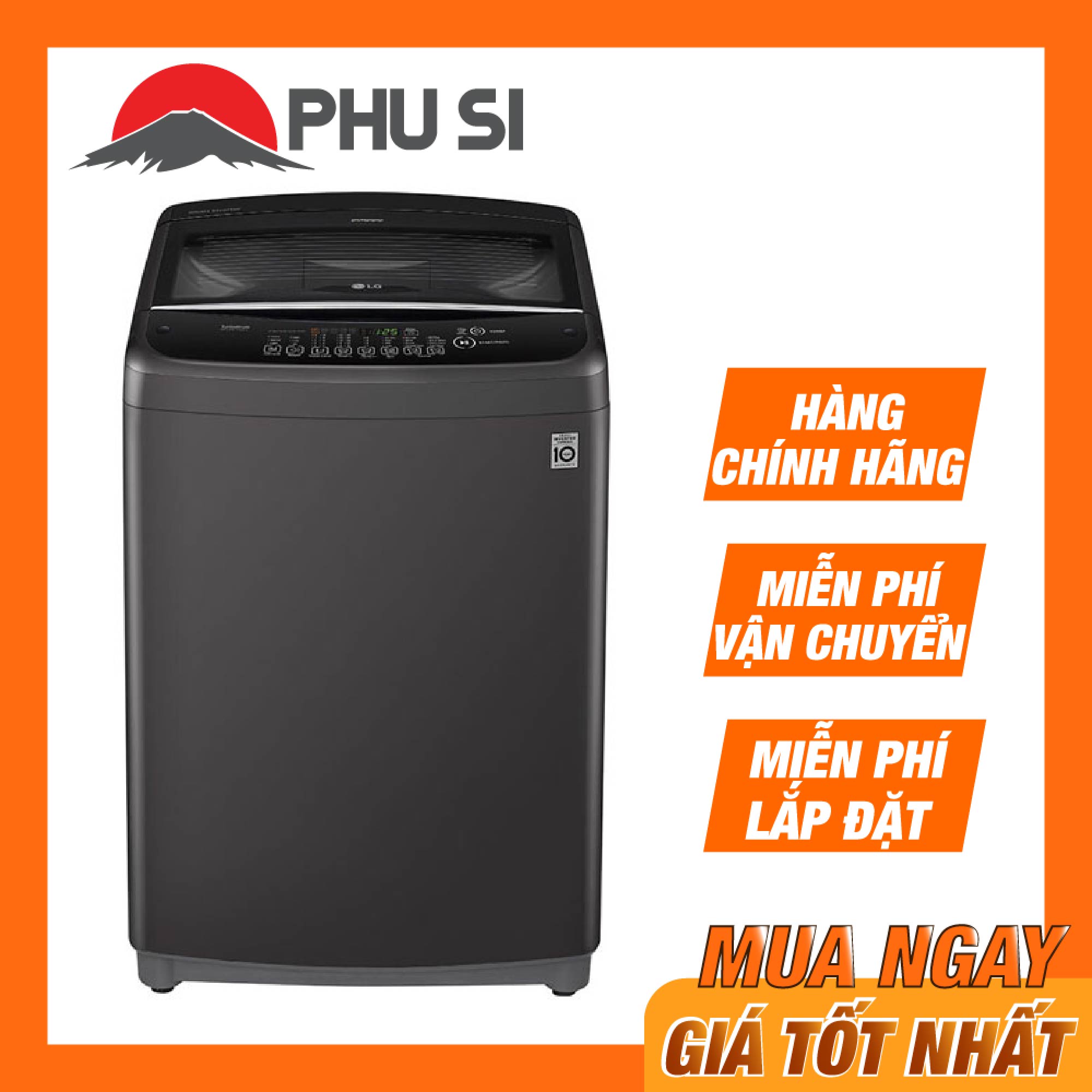 ✅máy giặt lg 15.5kg t2555vsab - hàng chính hãng - chỉ giao hcm