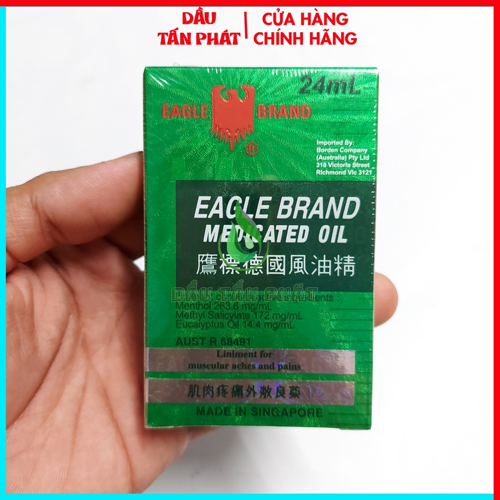 Dầu Gió Xanh Con Ó 24ml Australia Made Singapore
