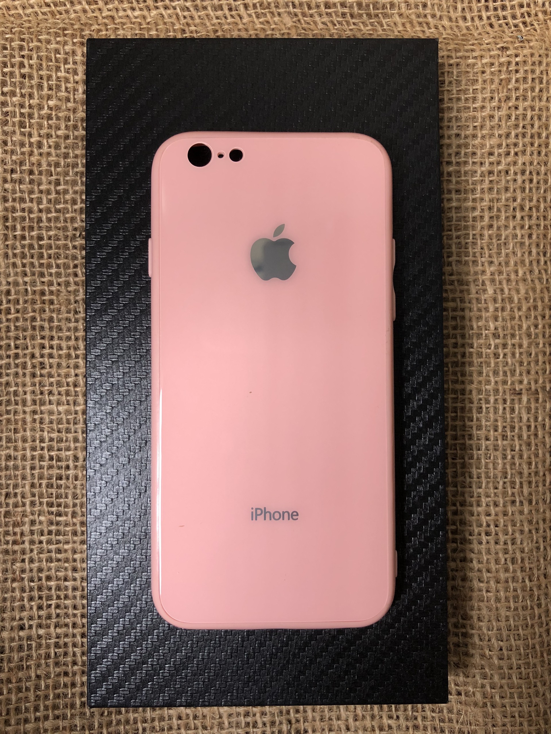 Ốp lưng ip6/6s viền dẻo lưng kính cường lực