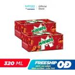 [SALE 15.6] Combo 2 Thùng 24 Lon Nước Ngọt Giải Khát Có Gaz Mirinda Xá Xị (320ml/lon)
