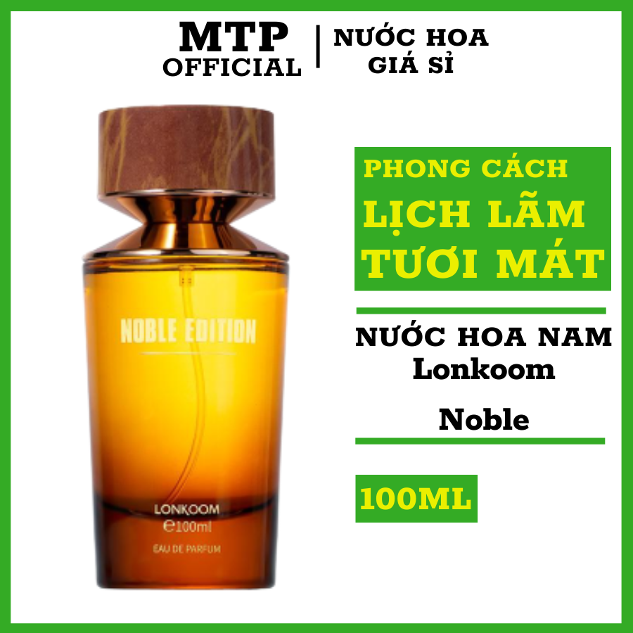 Nước hoa nam lonkoom noble dung tích 100ml
