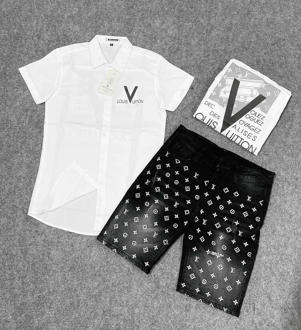 [VIDEO +FREESHIP + ẢNH THẬT] Quần short Jean namin chữ  phong cách rách sướt nhẹ và chấm sơn đẹp thêu LOGO thời trang cao cấp hàng chuẩn shop