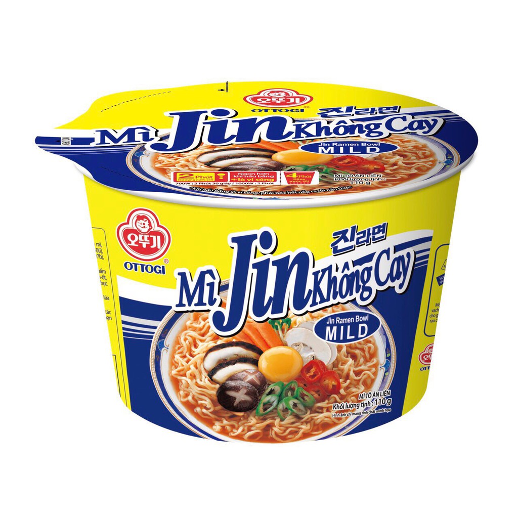 Mì tô Jin không cay Ottogi 110g