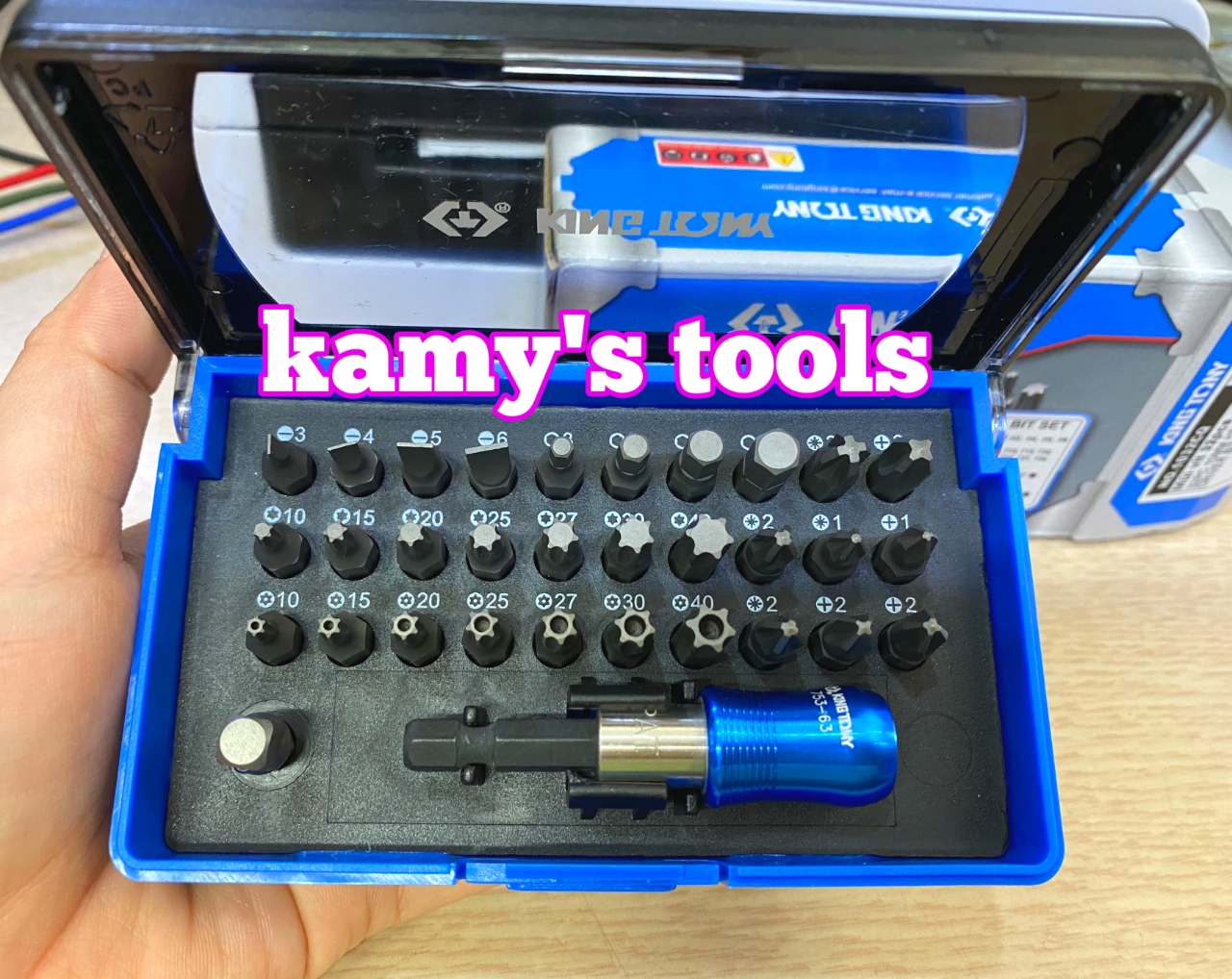 Bộ mũi vít kingtony 32 chi tiết model 1032cq
