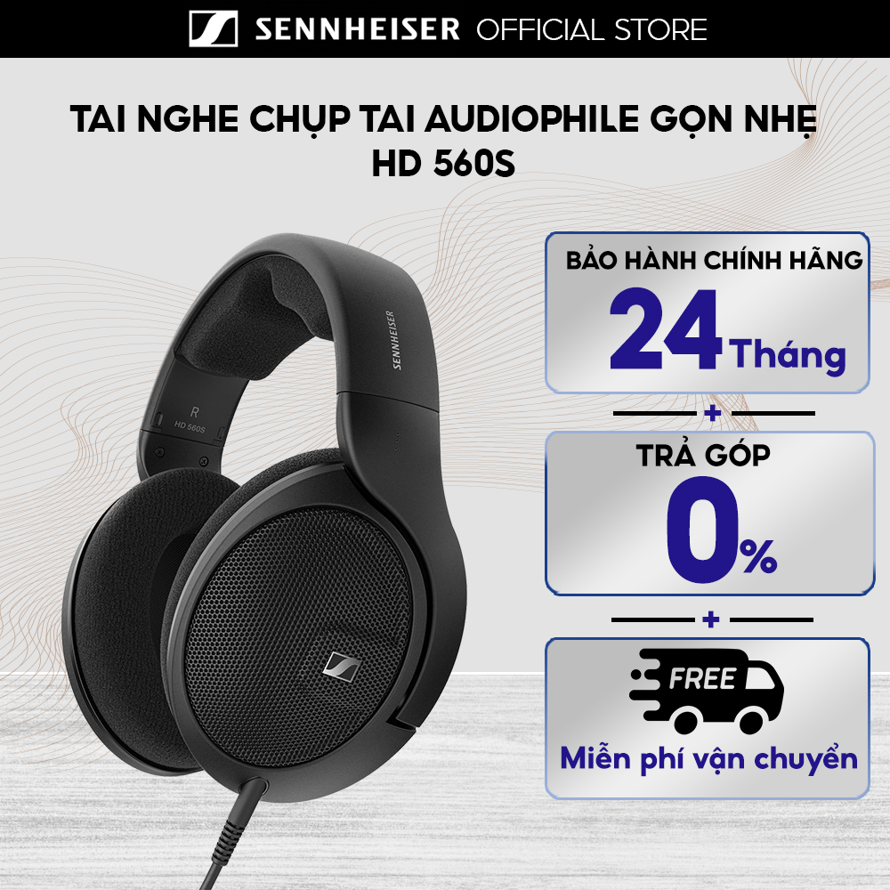 Tai nghe sennheiser hd 560 s - hàng chính hãng bảo hành 2 năm