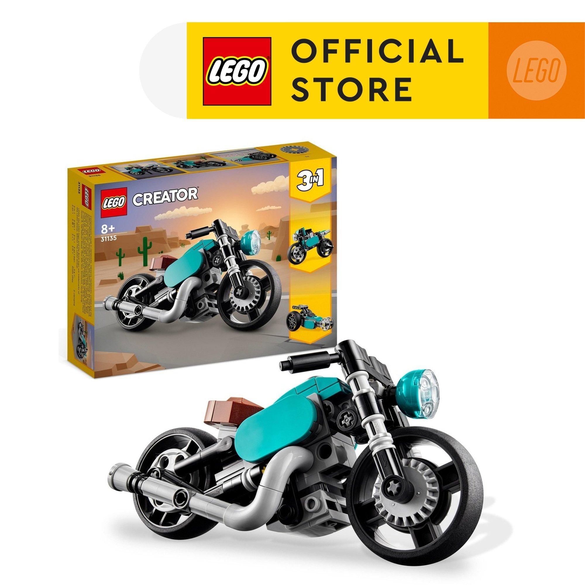 Lego creator 31135 đồ chơi lắp ráp xe mô tô cổ điển