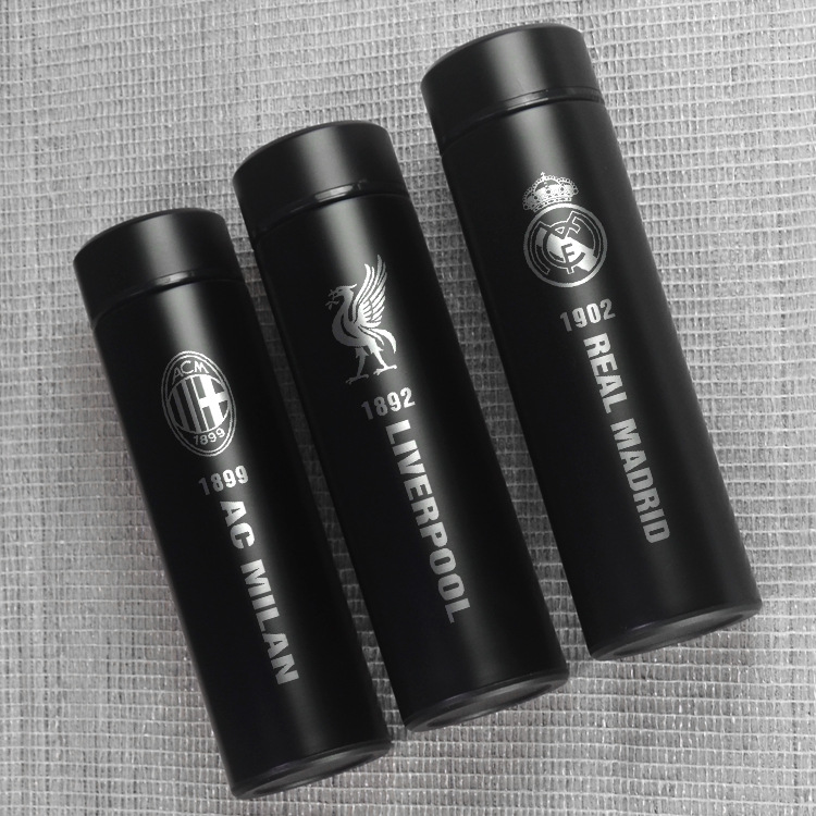Bình nước giữ nhiệt logo đội bóng chất lượng cao, bền đẹp và sang trọng - LiDO Sports