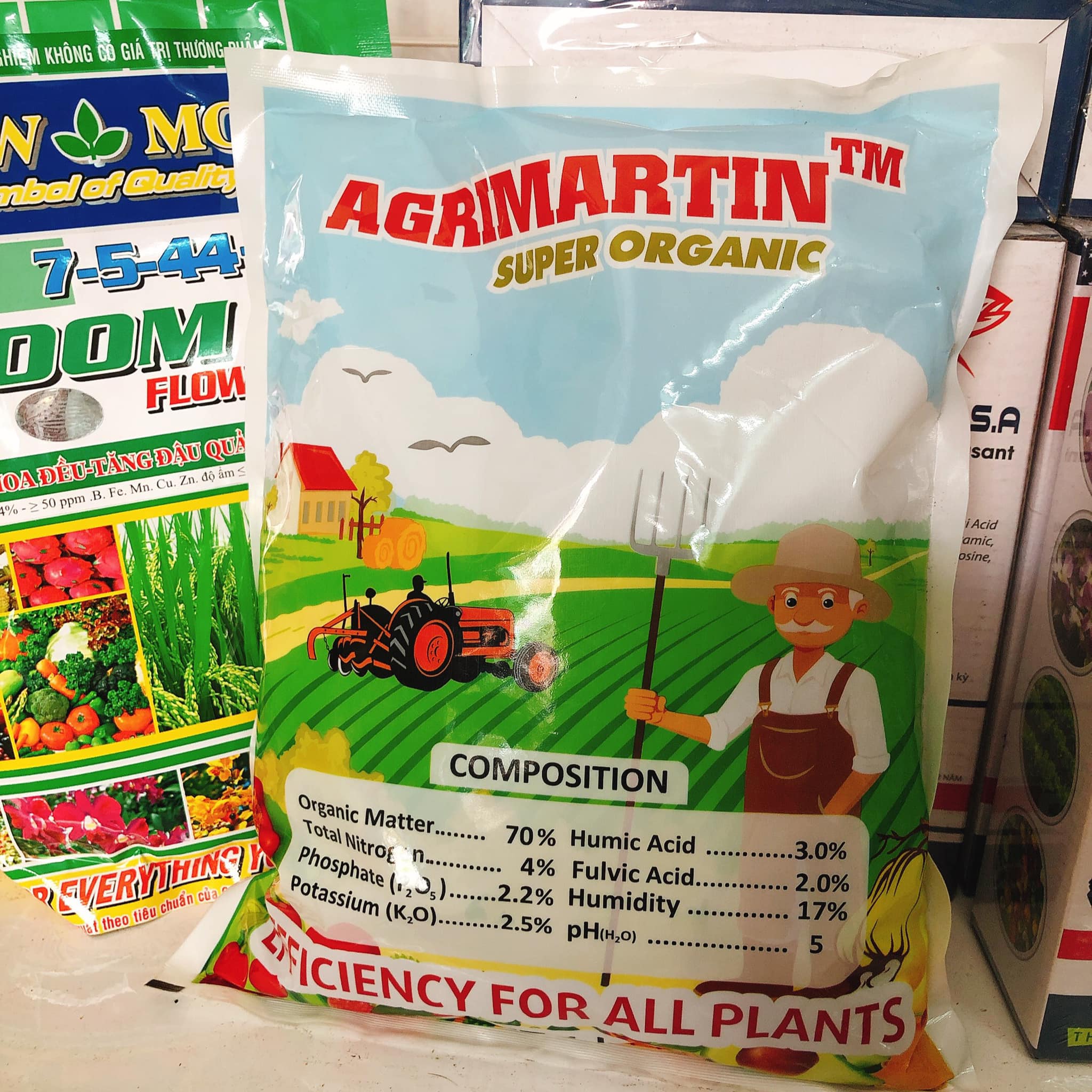 Gói 1kg Phân bón hữu cơ cao cấp Agrimartin