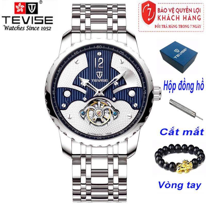 [HCM][TẶNG VÒNG TAY] Đồng Hồ Nam Cơ Thời Trang TEVISE T856B Máy Cơ AUTOMATIC Dây Thép Không Gỉ Bền Bỉ