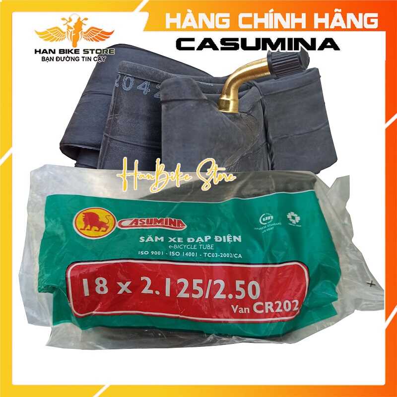 Săm, ruột xe đạp điện 18x2.125/2.50 casumina