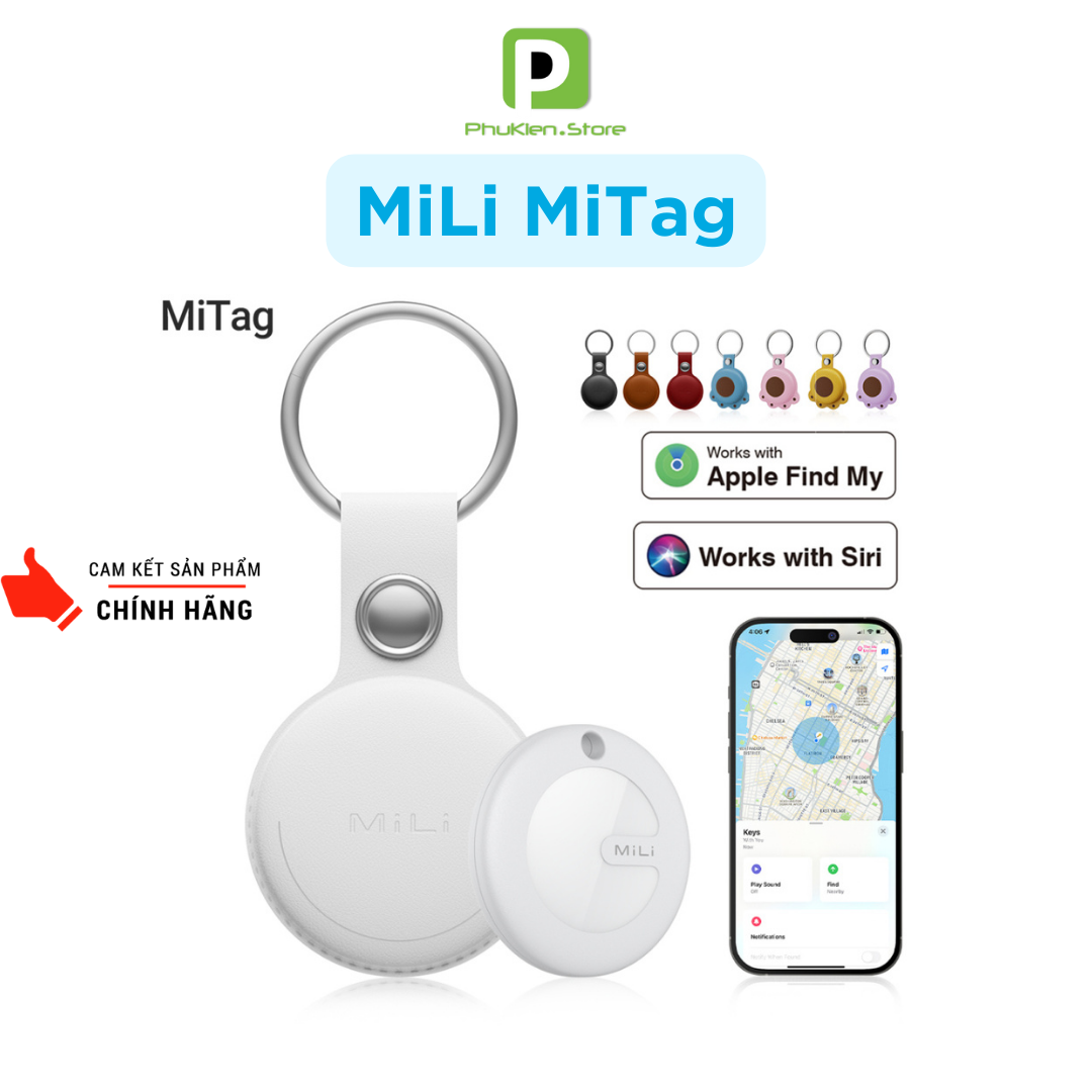 [Mitag]Thiết Bị Định Vị Toàn Cầu GPS MiLi MiTag Giúp Theo Dõi Ô Tô, Xe Máy, Trẻ Em, Thú Cưng Chống Thất Lạc, Chống Nước
