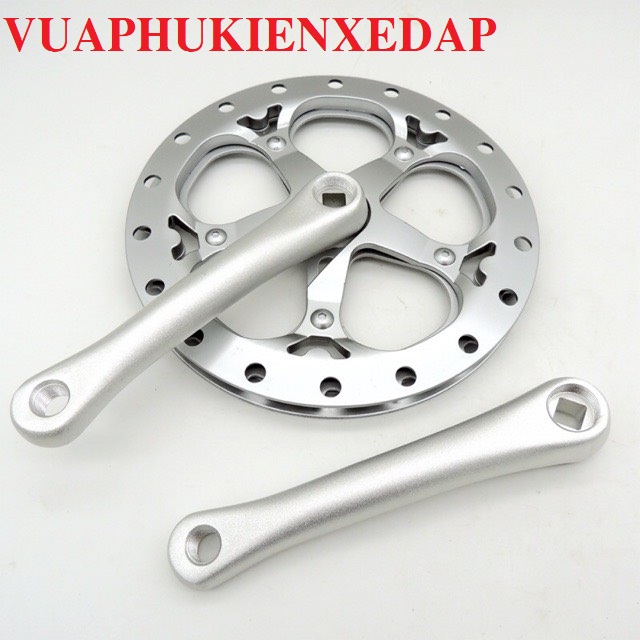 Đùi đĩa nhôm xe đạp thể thao 1 tầng 52T
