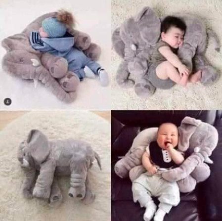 Đồ chơi nôi bông chú voi con