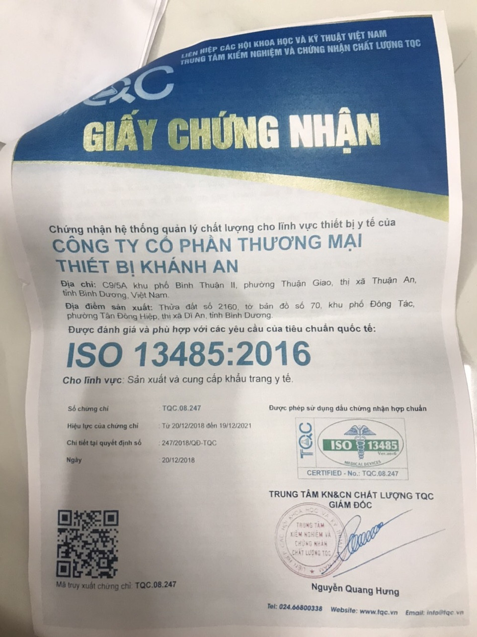 Khẩu trang y tế 4 lớp kháng khuẩn