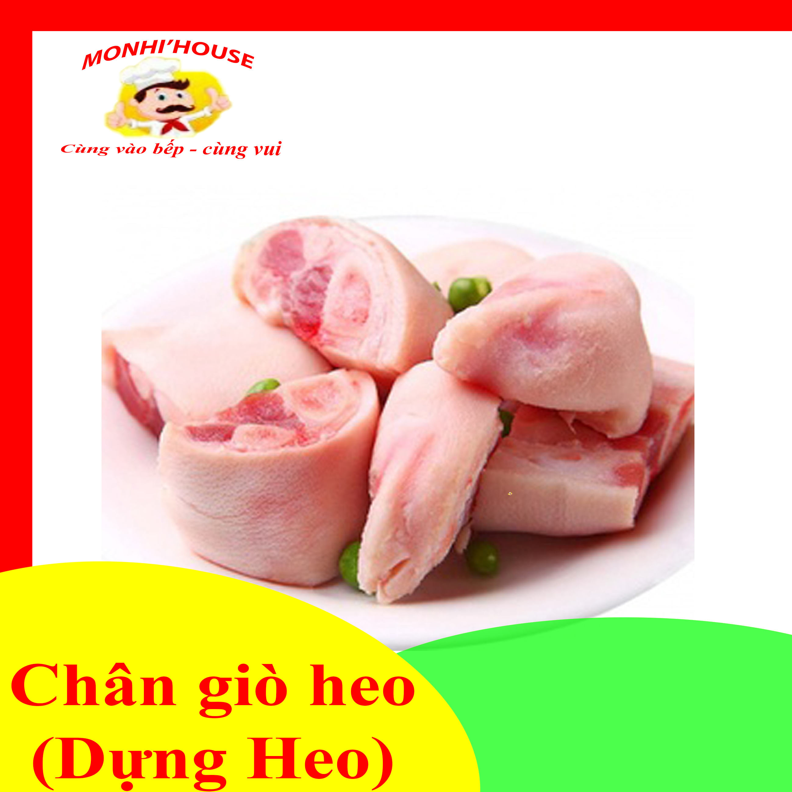 500gr chân giò heo cắt khoanh