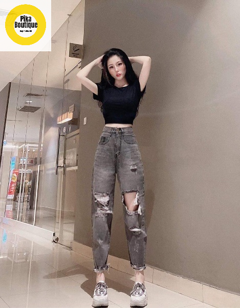 Quần Jean nữ Baggy