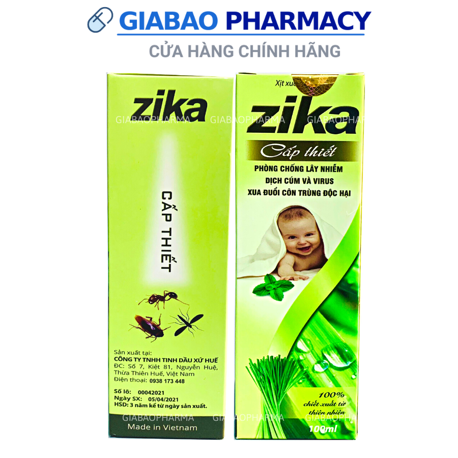 Tinh Dầu Xả ChaXit Chống Muỗi Zika 100ml - Xua đuổi muỗi - Phòng ngừa sốt xuất huyết