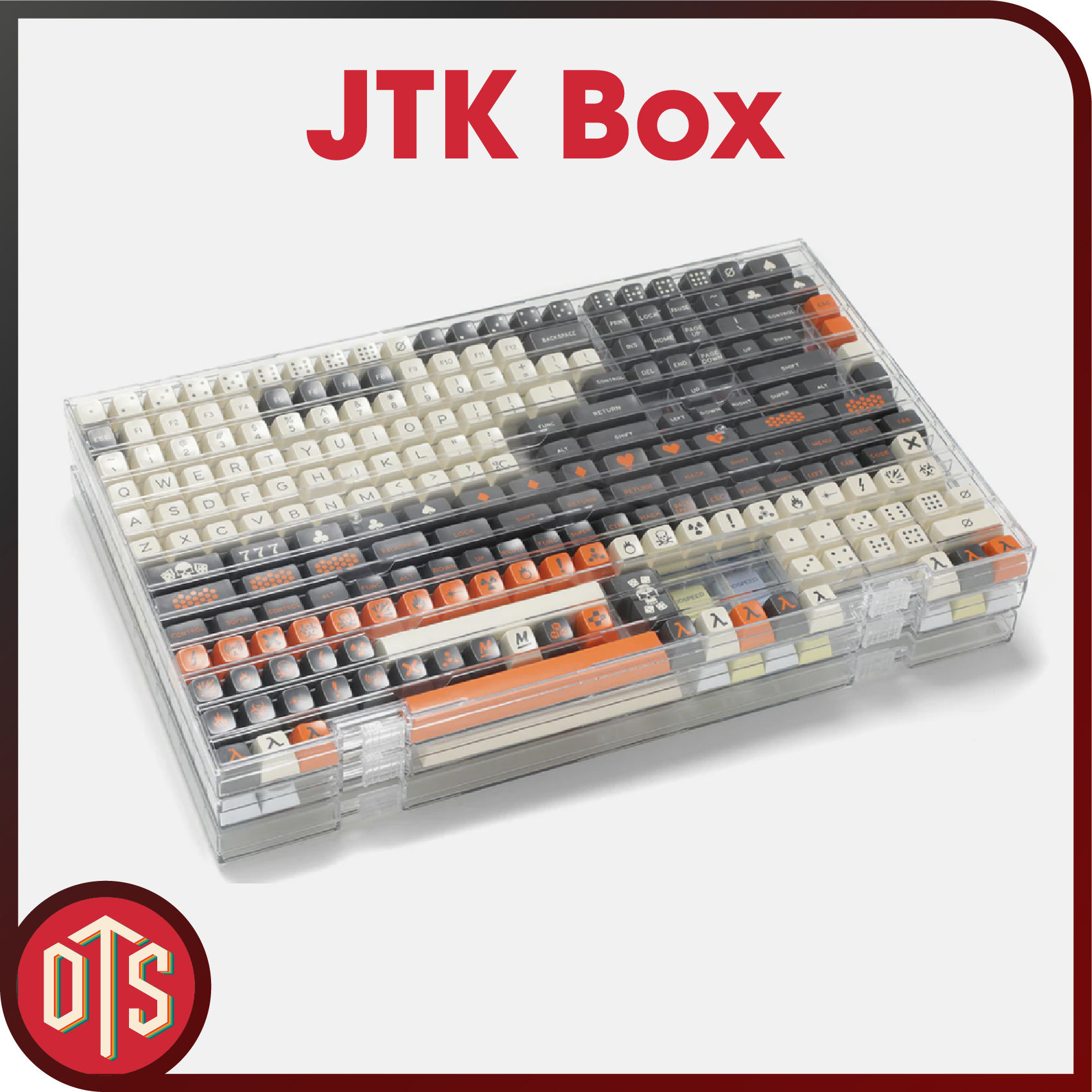 Khay đựng nút bàn phím cao cấp | JTK box | Cherry profile | SA | Kệ trưng Keycap | DoubleT store