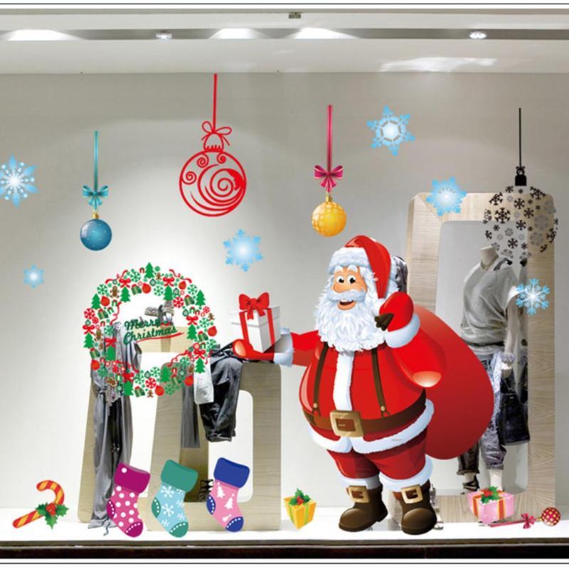 Decal dán tường trang trí noel 8 binbin pk350