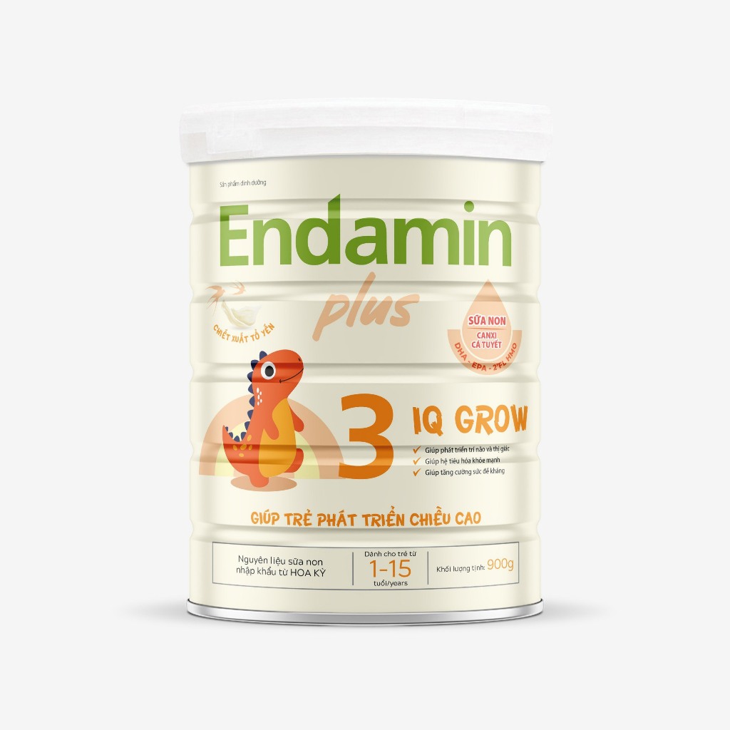 SỮA BỘT CÔNG THỨC EnDAMIN PLUS GROW 900gr