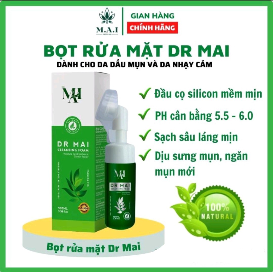 Sữa rửa mặt Dr Mai mẫu mới nhất