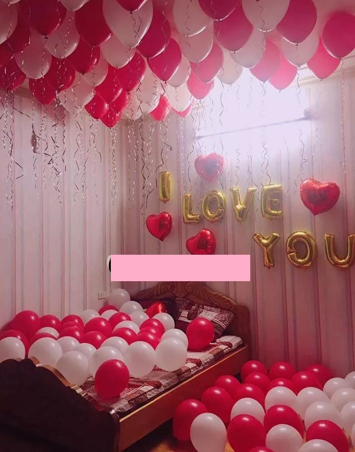 Set bóng tỏ tình, cầu hôn, trang trí kỷ niệm ngày cưới, ngày yêu nhau, Trang trí ngày valentine, ngày phụ nữ 8/3, 20/10