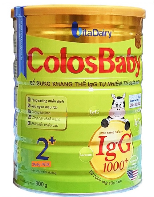 Sữa Colosbaby Igg 1000 2+ 800G