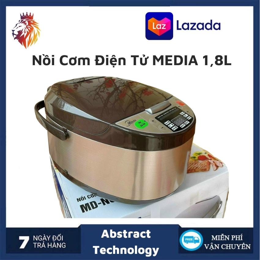Nồi cơm điện tử đa năng media md-nc1870 1,8 lít, 8 chế độ - nồi cơm điện tử đa năng media các chế độ nấu cơm, cháo, ninh, hầm, nồi cơm điện tử ,với thiết kế nấu 4 chiều không cháy ,giữ ấm đến 24h.