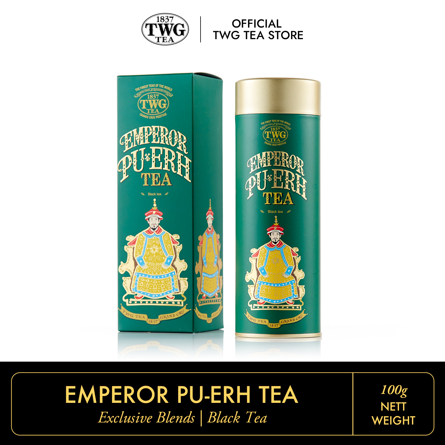 Trà TWG Tea - Emperor Pu Erh Tea (100g) | Trà Phổ Nhĩ