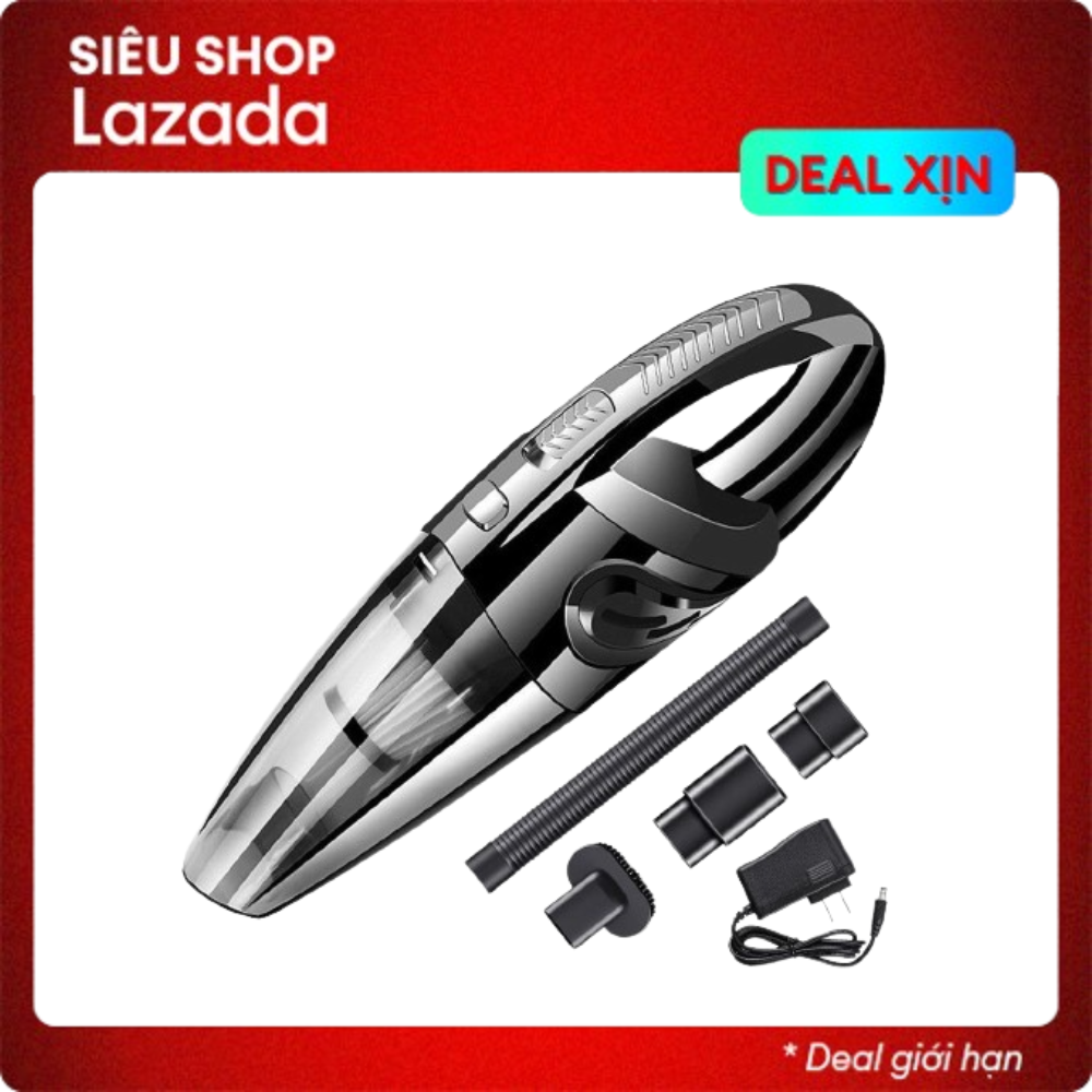   Xiaomi LazMaIl  Máy Hút Bụi Cầm Tay Máy Hút Bụi Mini Không Dây Vệ Sinh Ô Tô Gia Đình Hút Bụi Giường Nệm Xiaomi R-6053 Tiện Dụng Cao Cấp 