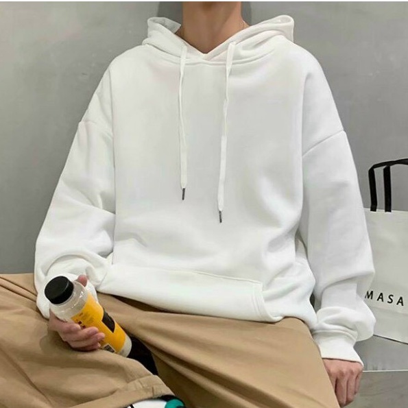 Áo hoodie nam nữ trơn vải nỉ dày dặn không xù lông