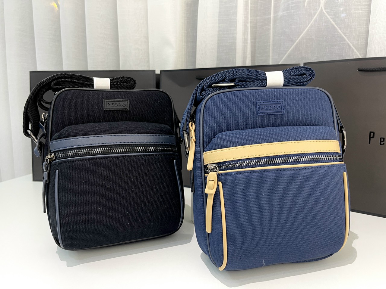 túi đeo chéo nam (đen xanh đậm) PM2-26320123