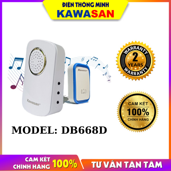 Bộ chuông cửa không dây DB668D và Phụ kiện tích hợp thêm