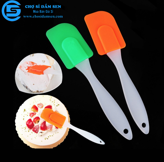 Dụng cụ phết kem khuấy bột dụng cụ làm bánh bằng silicon g25-quetkem-trong