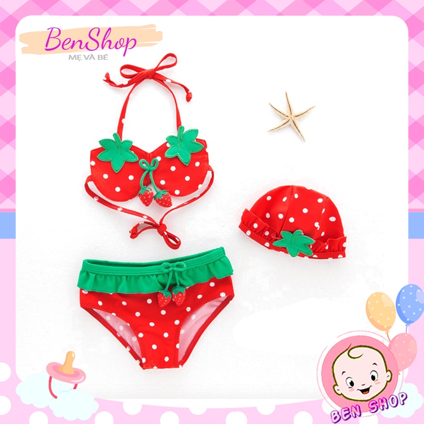 Bikini hình trái dâu cực Kute