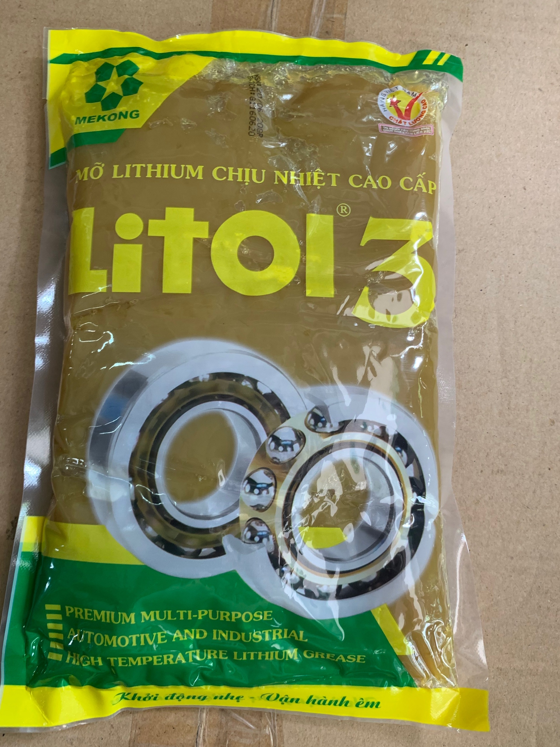 Mỡ bò bôi trơn chịu nhiệt litol-3 800g