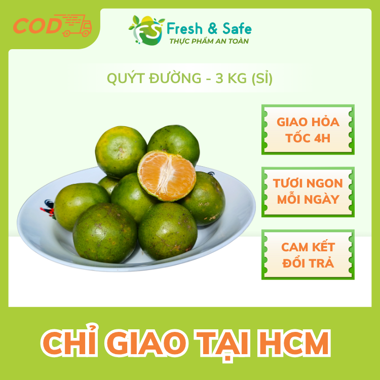 [Chỉ Giao HCM] Quýt đường - 3 kg (sỉ)