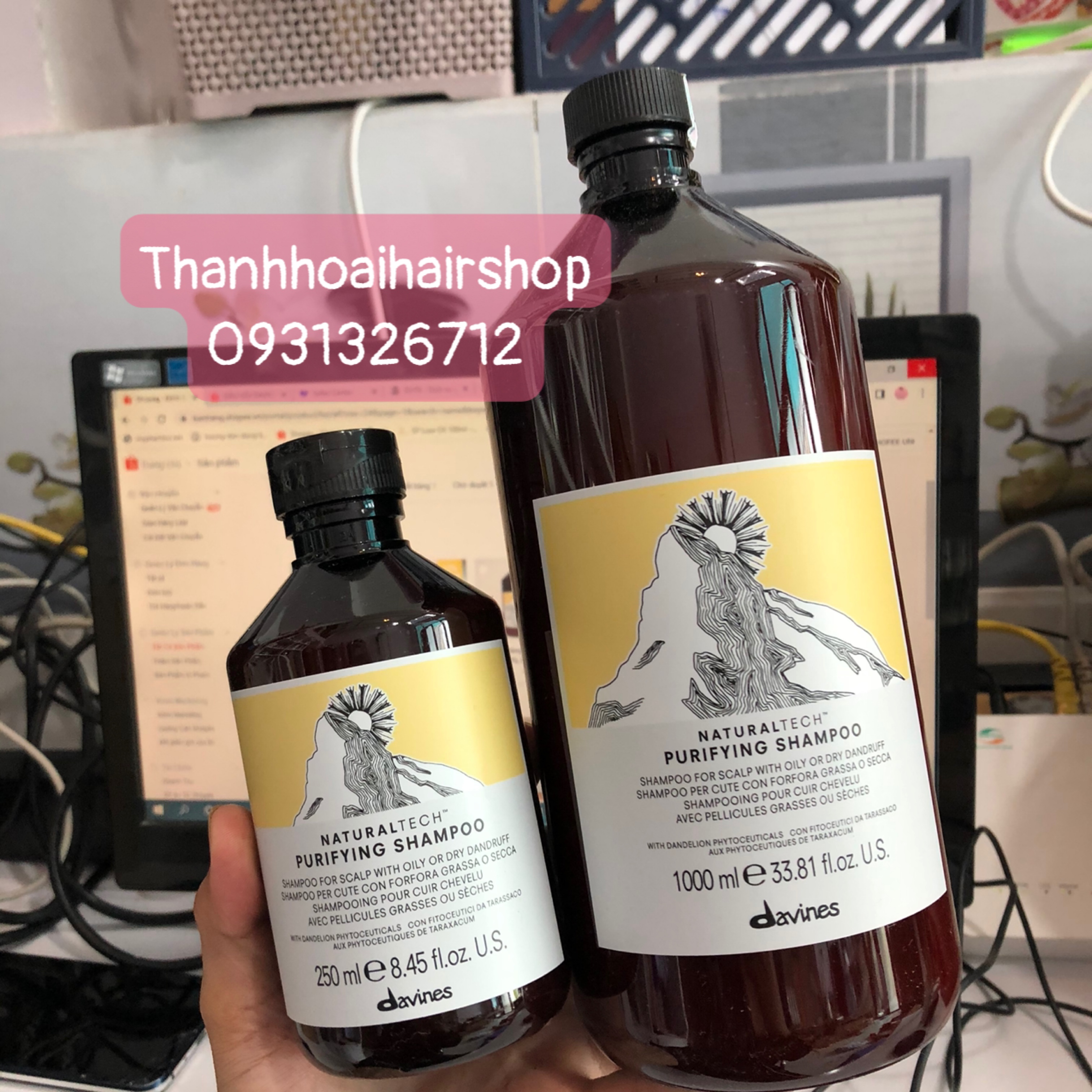 Dầu gội chống và ngăn ngừa gàu Davines Purifying Shampoo 1000ml