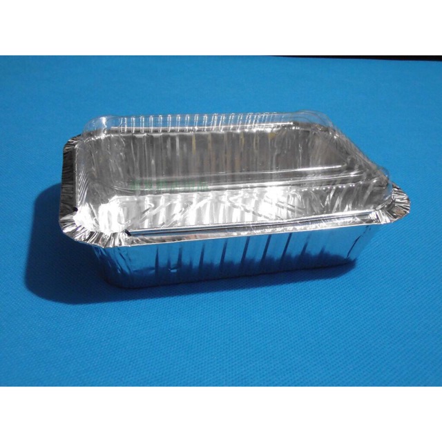 Set 25 hộp giấy bạc hình chữ nhật loại bé kèm nắp nhựa - Set 25 chiếc