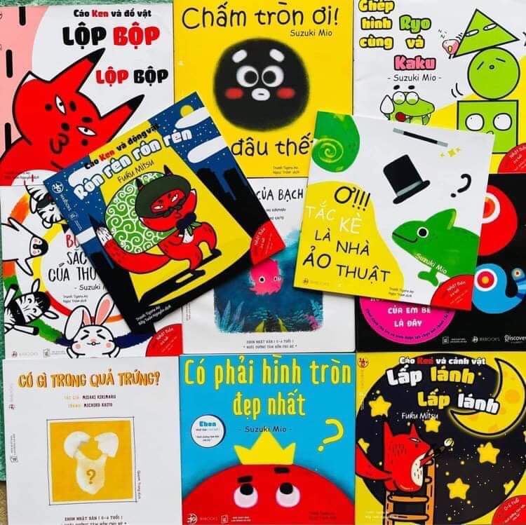 Trọn bộ ehon 11 cuốn cơ bản dành cho bé 0-3 tuổi