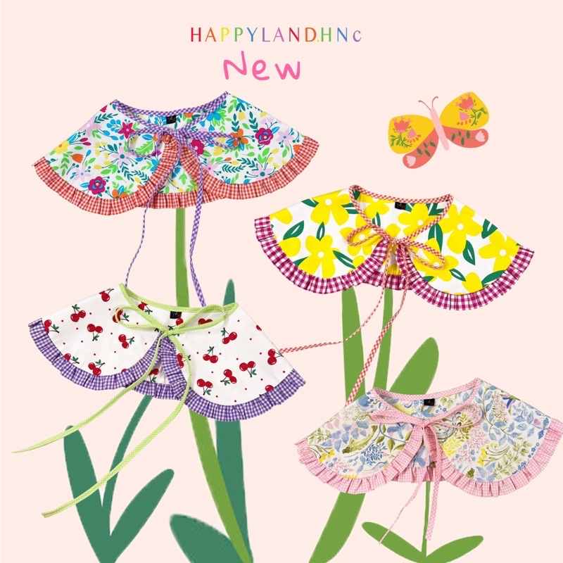 Cổ áo mix họa tiết cute | quyền happyland.hnc
