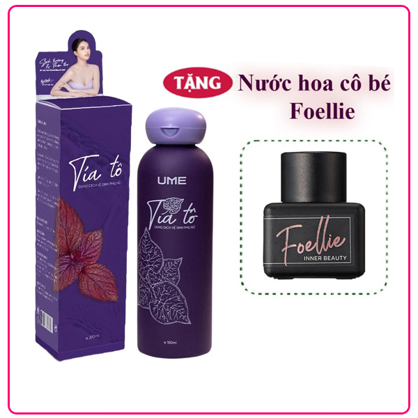 Dung dịch vệ sinh phụ nữ tía tô UME Ngọc Trinh khử mùi chống khô rát lưu
