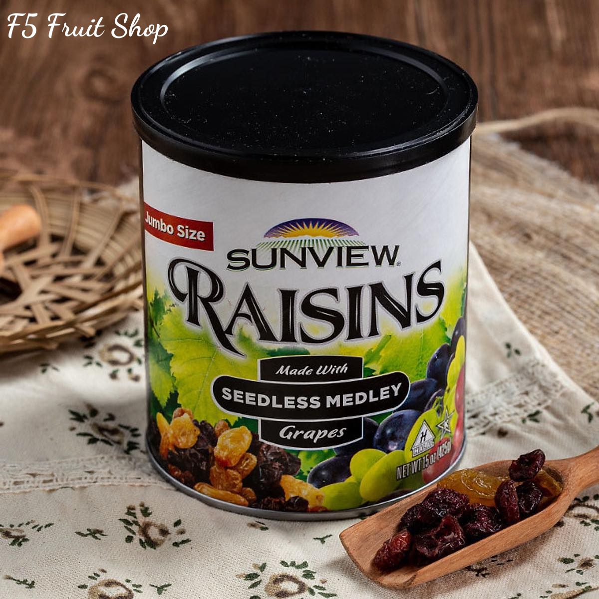 Nho khô sunview mỹ hộp 425gr món quà không thể thiếu cho tết này