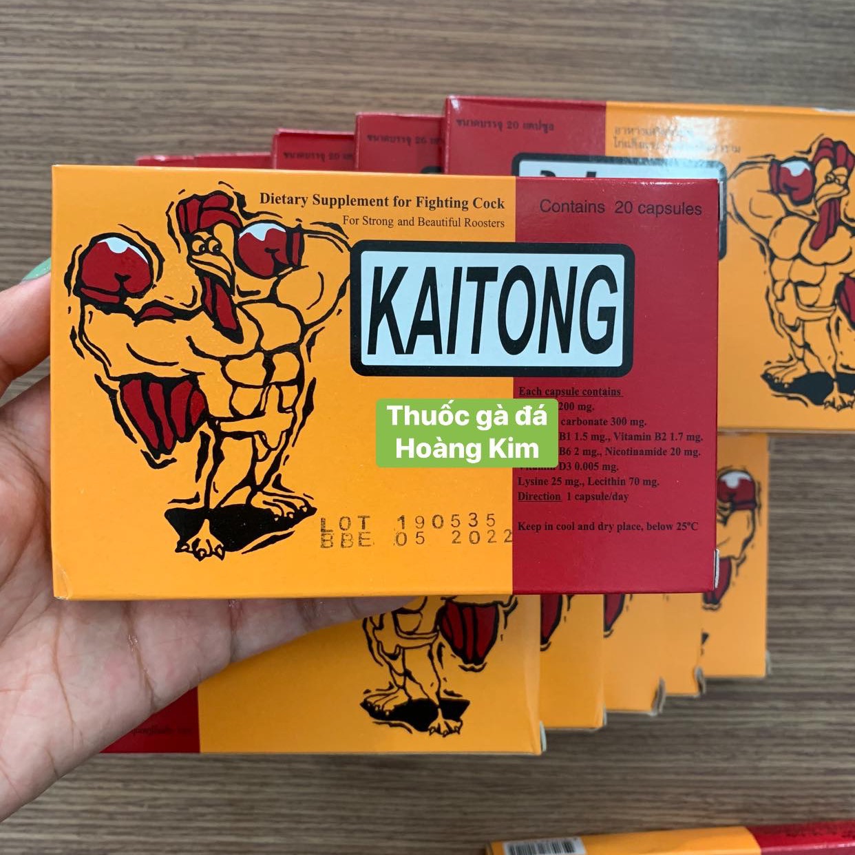 Kaitong - kích lực trước đá 7-10 ngày cho gà