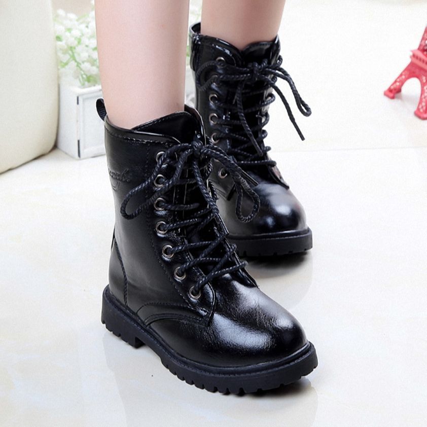 Giày Boot cao cổ cho bé gái từ 3-14 tuổi phong cách hàn quốc - BG238