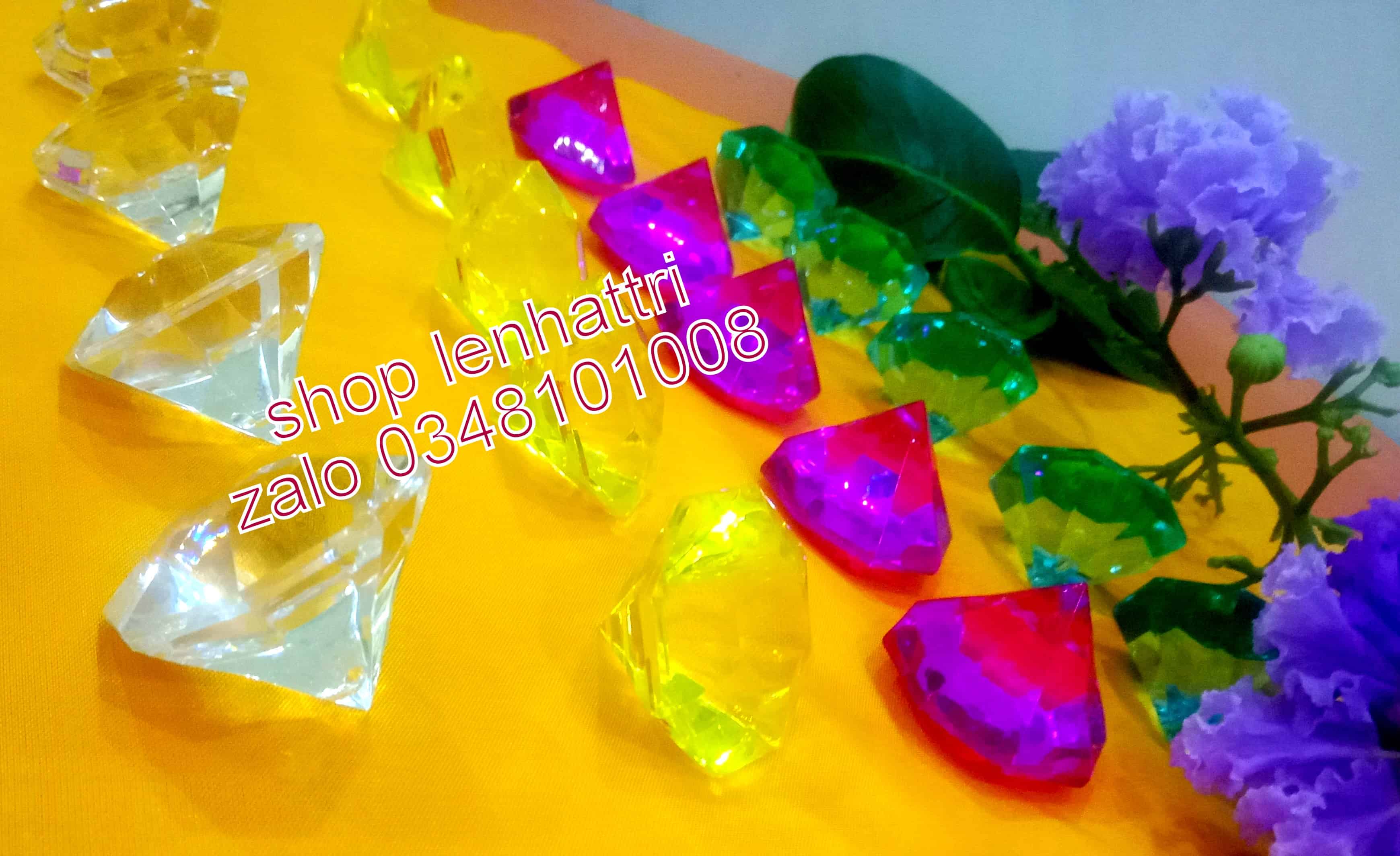 Kim cương nhân tạo kim cương nhựa 100g