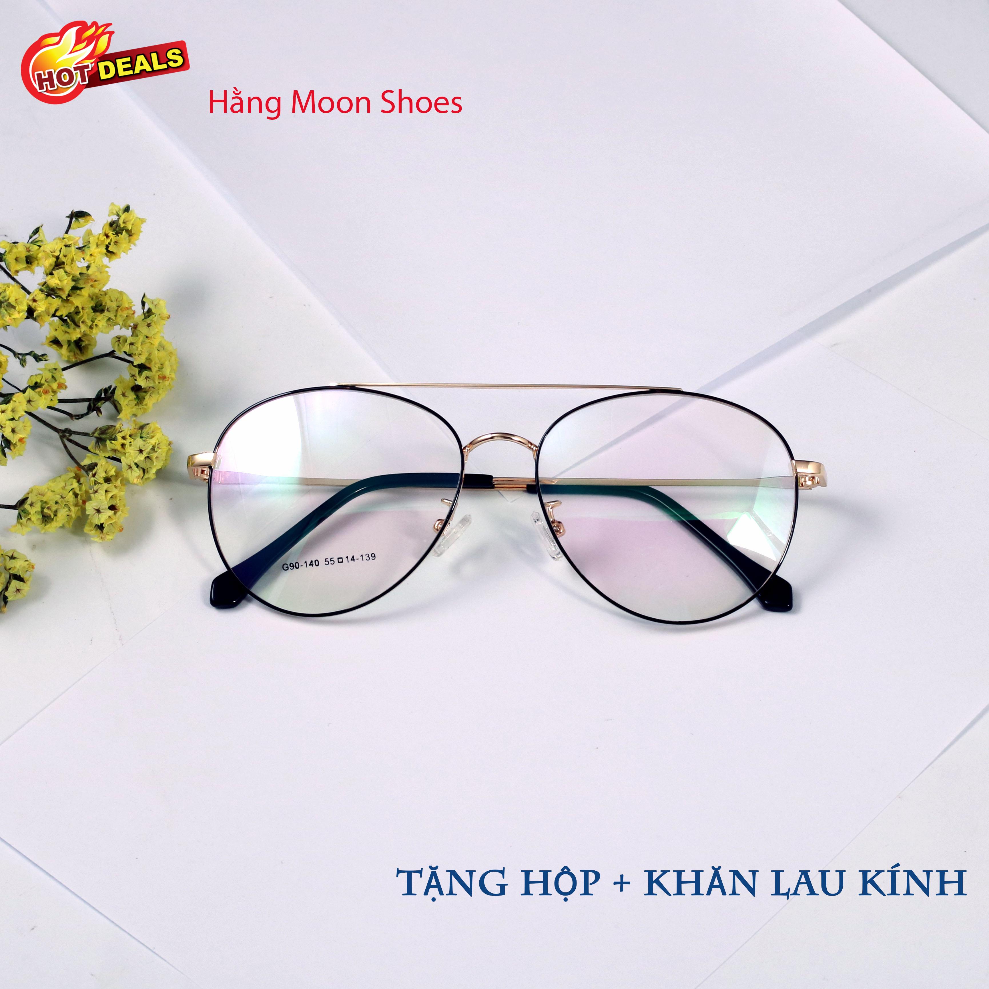 Kính nam cao cấp- kính titan gọng dẻo tròng thủy tinh- khuyến mãi 50%