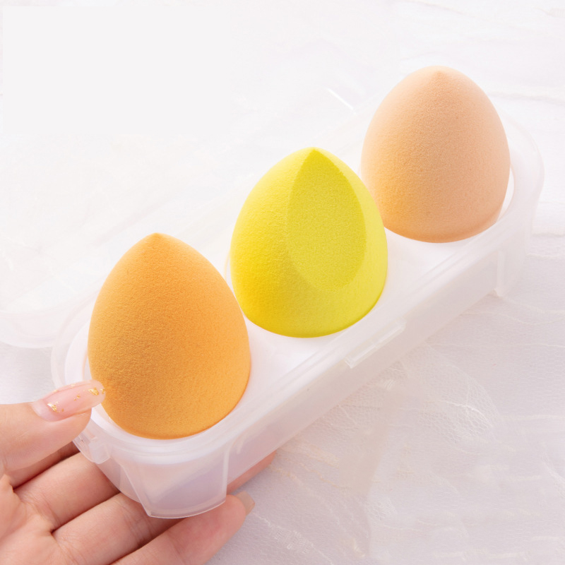 [LOẠI TỐT] Hộp 3 Mút tán kem nền cao cấp siêu mịn mềm mại tiện dụng. Dụng cụ trang điểm cho lớp nền mịn lỳ hoàn hảo - MÀU GIAO NGẪU NHIÊN